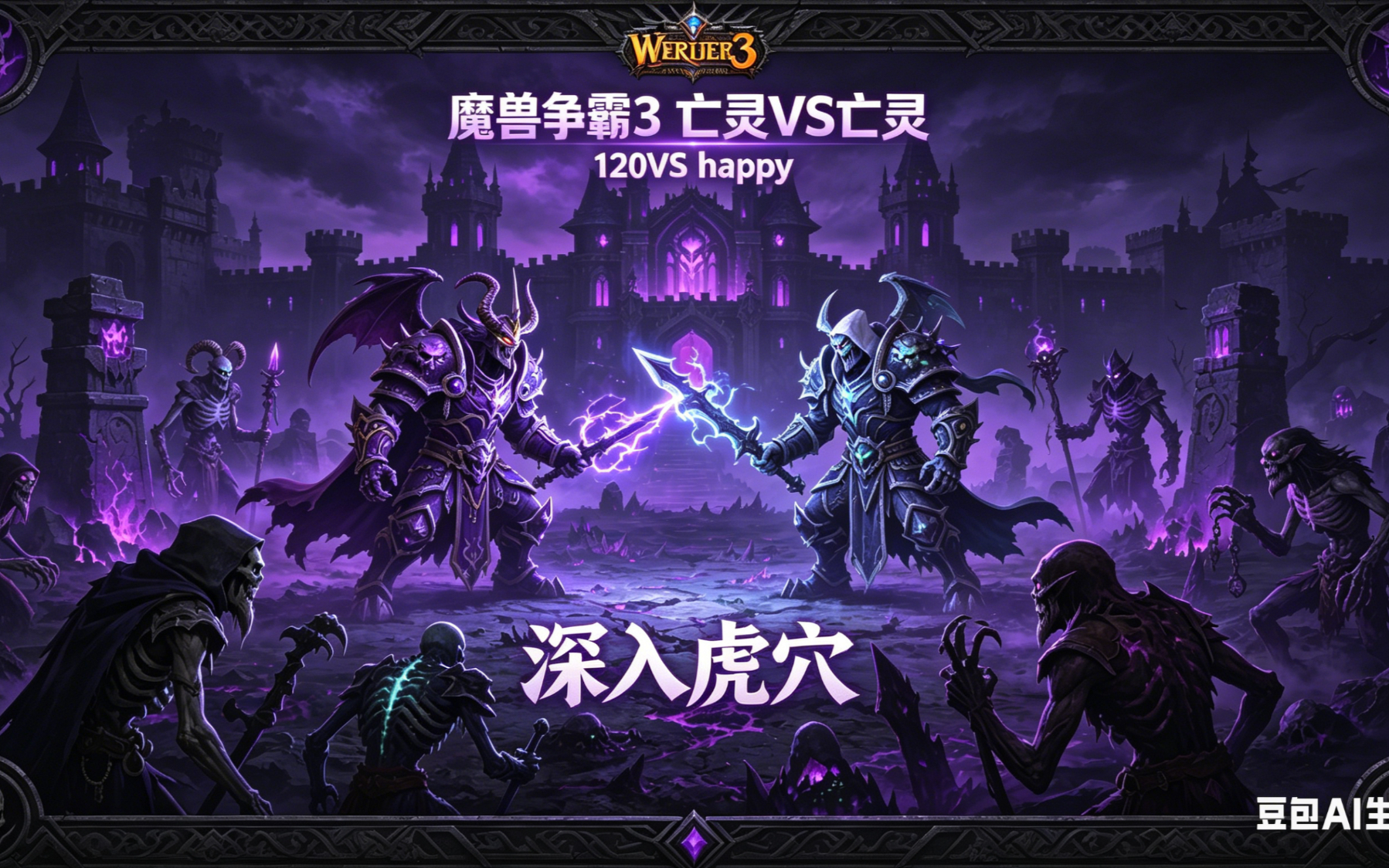 深入虎穴 魔兽争霸xiaoy解说120 happy