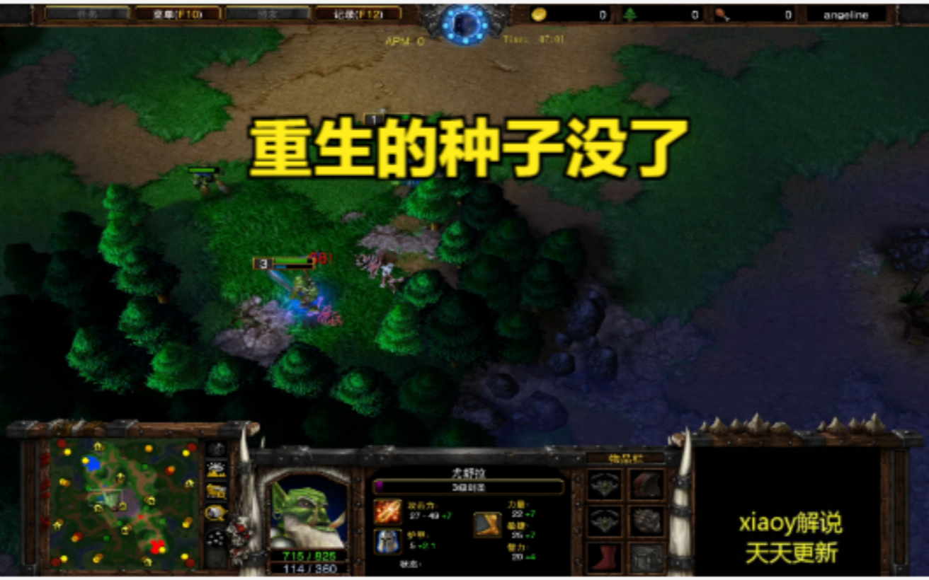 重生的种子没了 魔兽争霸xiaoy解说lyn focus