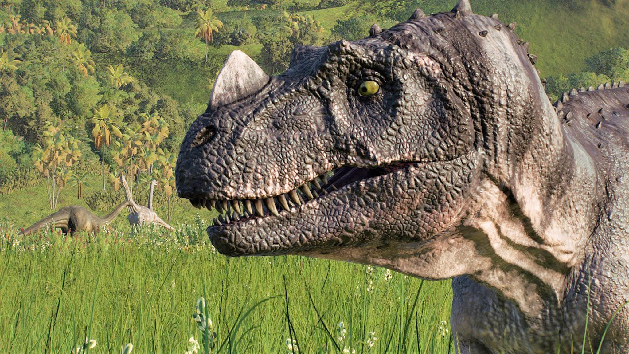 角鼻龙,在基因生态园 ~ 侏罗纪世界进化 2 代角鼻龙,在基因生态园