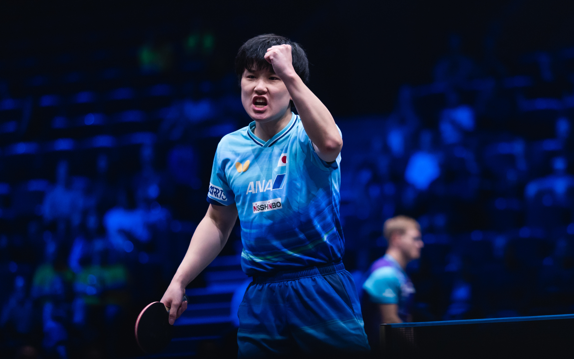2026WTT瑞典大满贯: 张本智和 4-0 艾利克斯·勒布伦