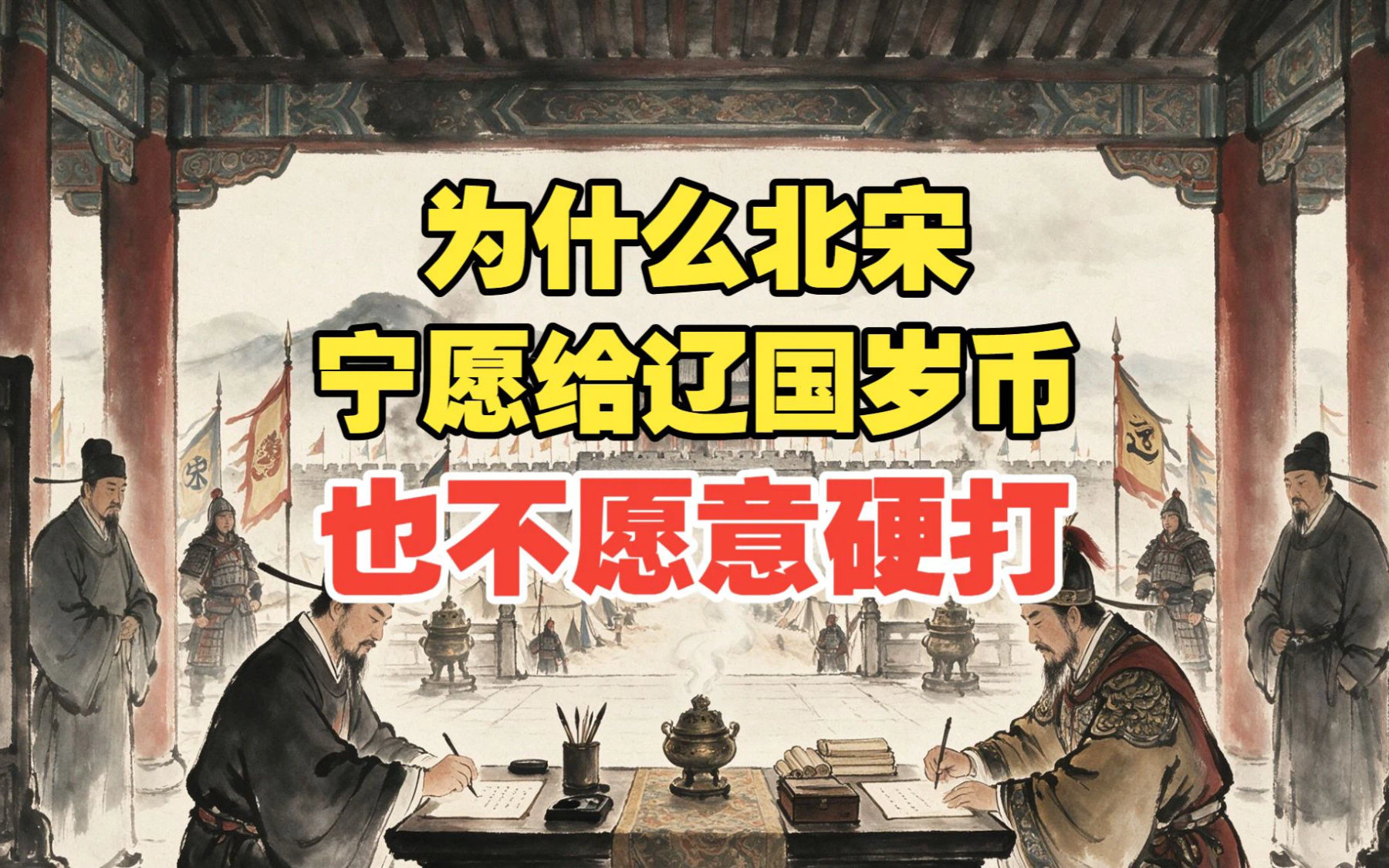为什么北宋宁愿给辽国岁币，也不愿意硬打？