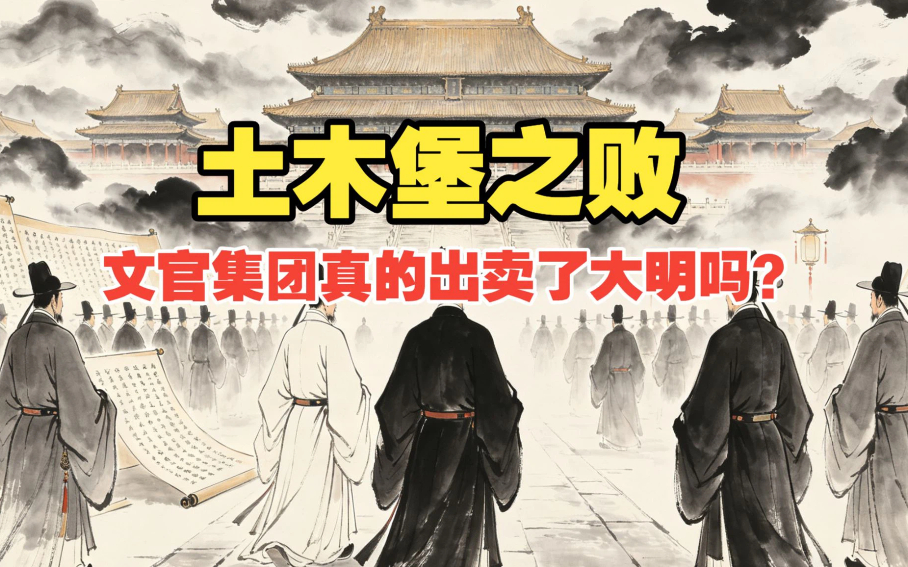 土木堡之败，文官集团真的出卖了大明吗？