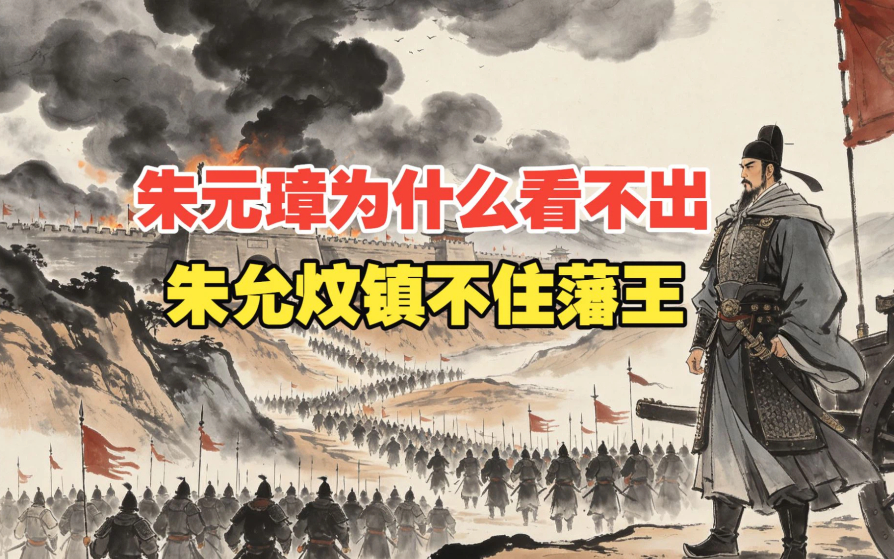 为什么朱元璋明知藩王隐患，还看不出朱允炆镇不住局面？
