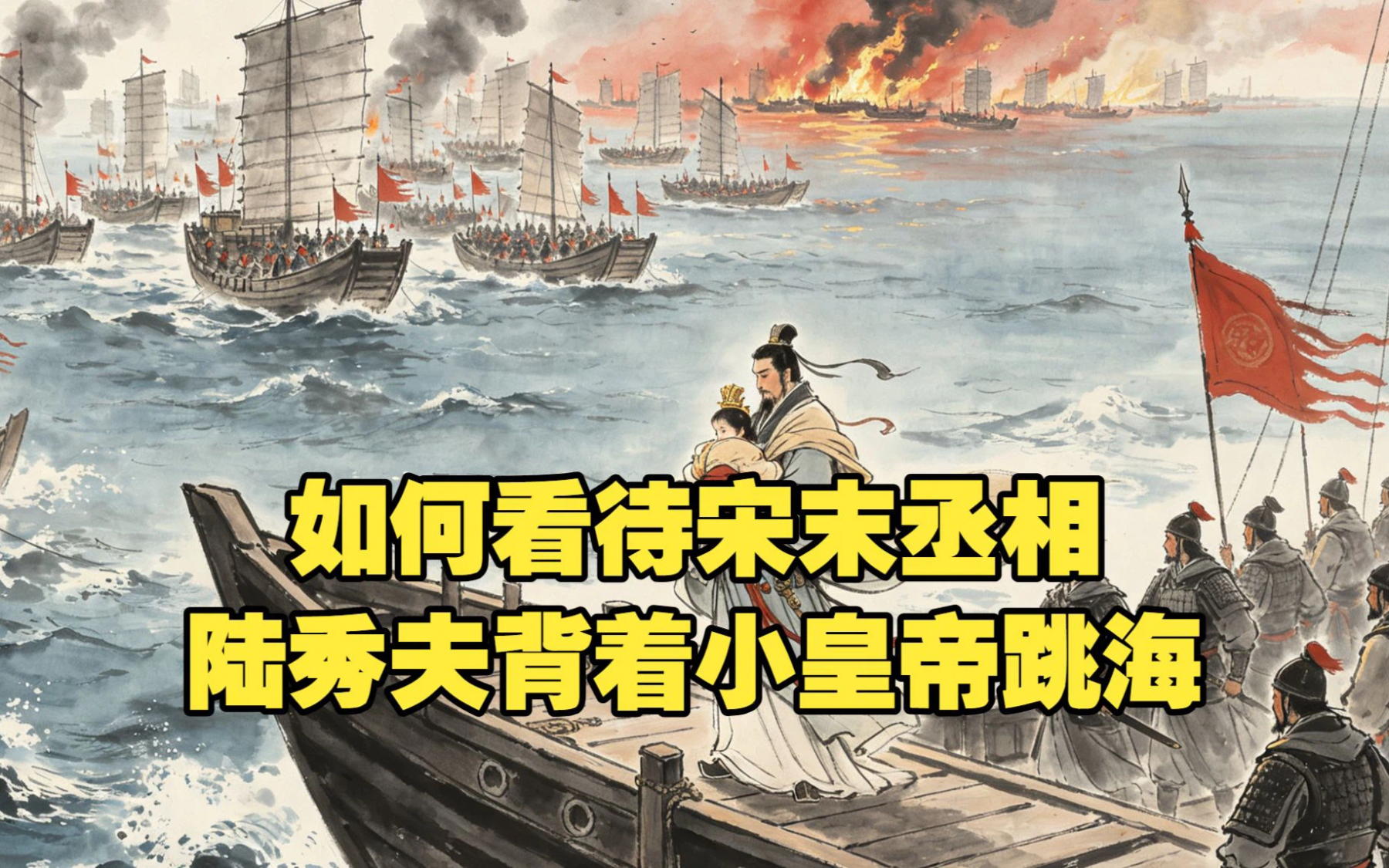 如何看待宋末丞相陆秀夫背着小皇帝跳海？