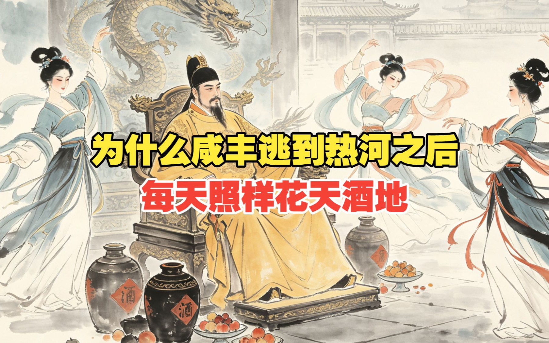为什么咸丰逃到热河之后，每天照样花天酒地，唱大戏？