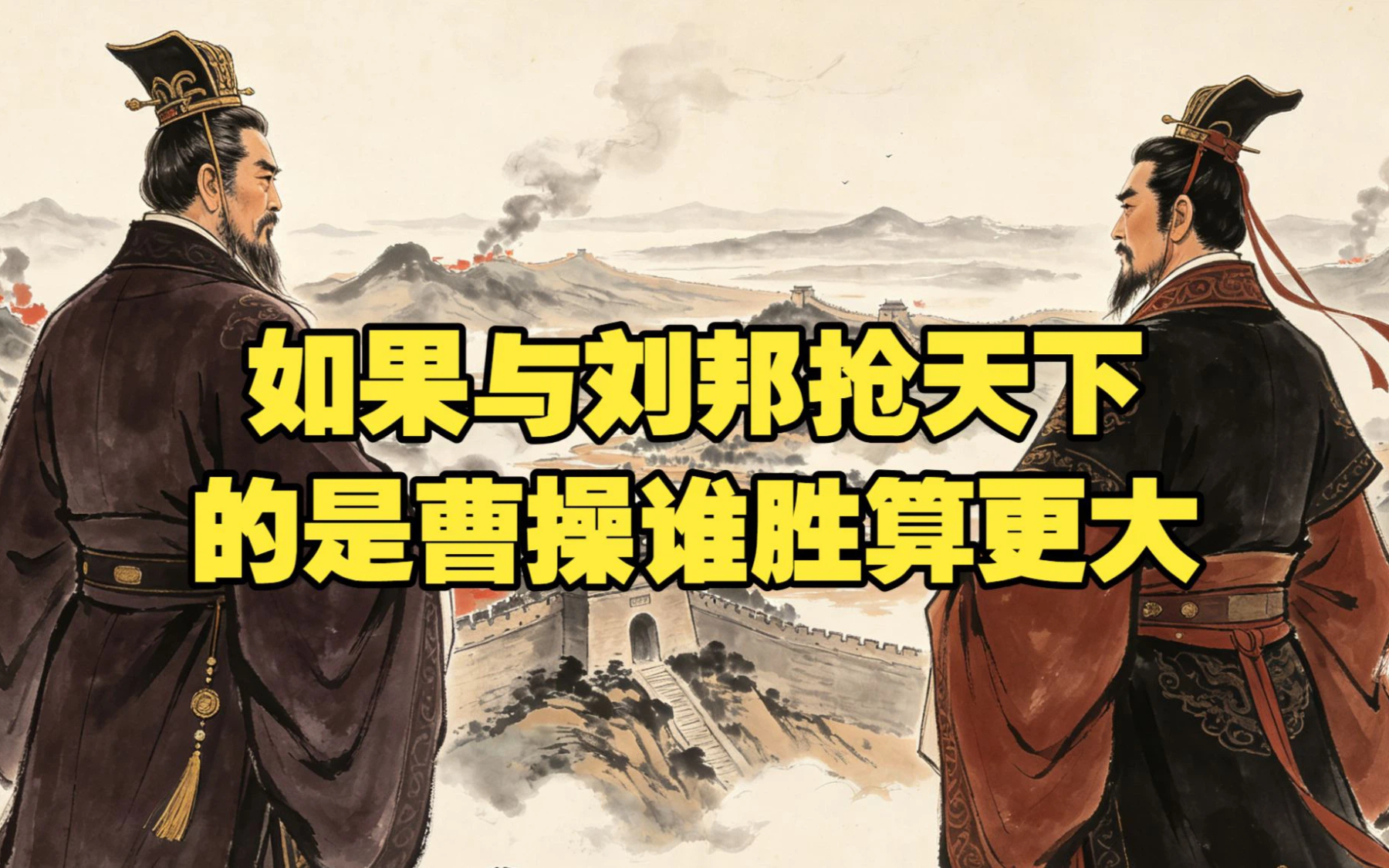 如果与刘邦抢天下的是曹操，谁胜算更大？