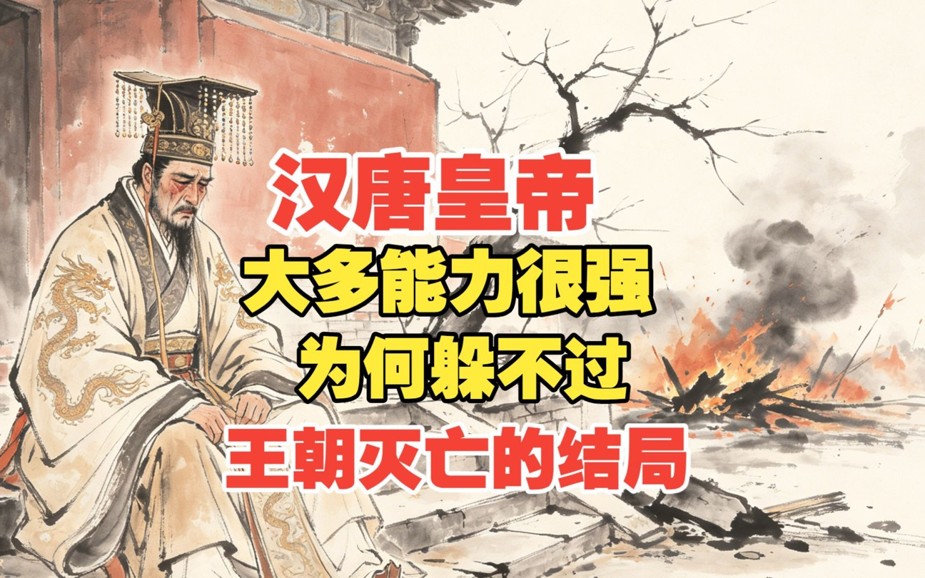 为什么汉唐皇帝大多能力很强，却还是躲不过王朝灭亡的结局？