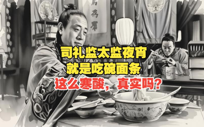 《大明王朝》里，司礼监太监夜宵就是吃碗面，这么寒酸，真实吗？