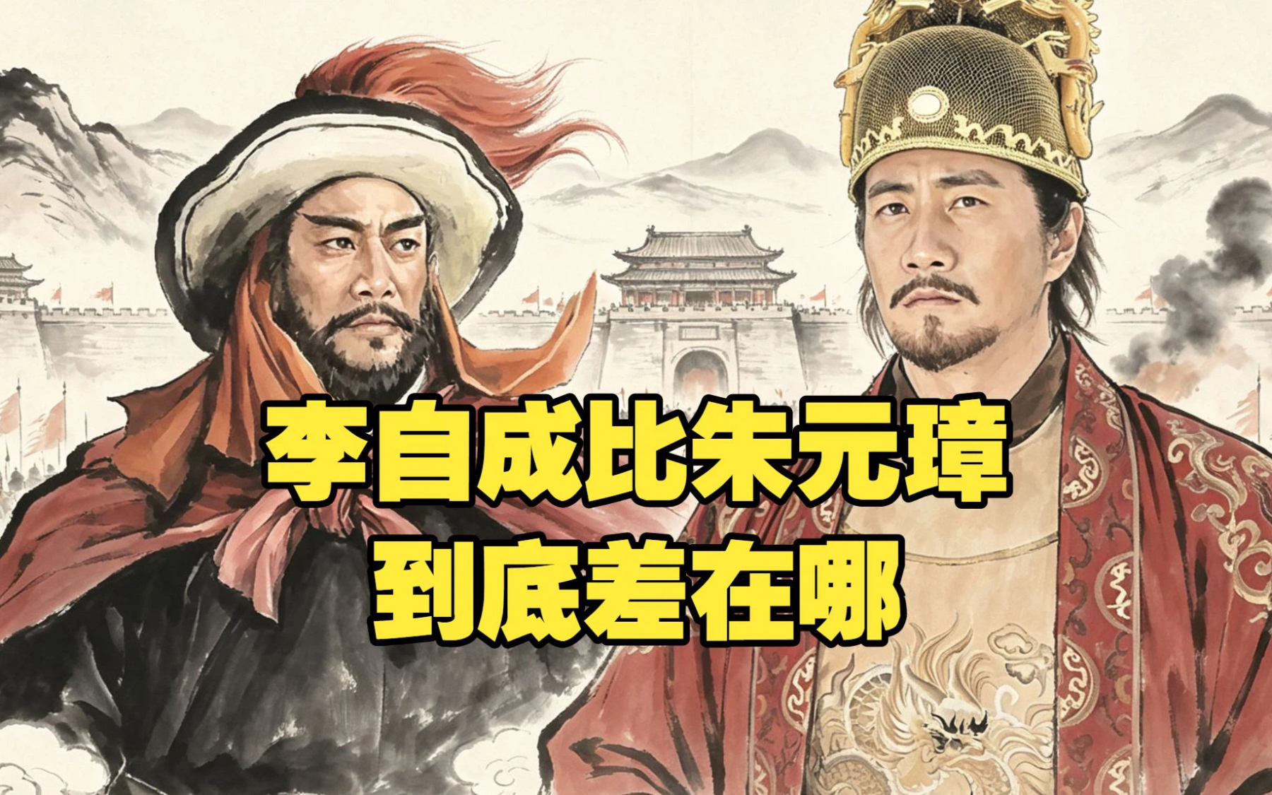 朱元璋vs李自成：同样底层起义，为何一个定鼎天下，一个42天亡国？