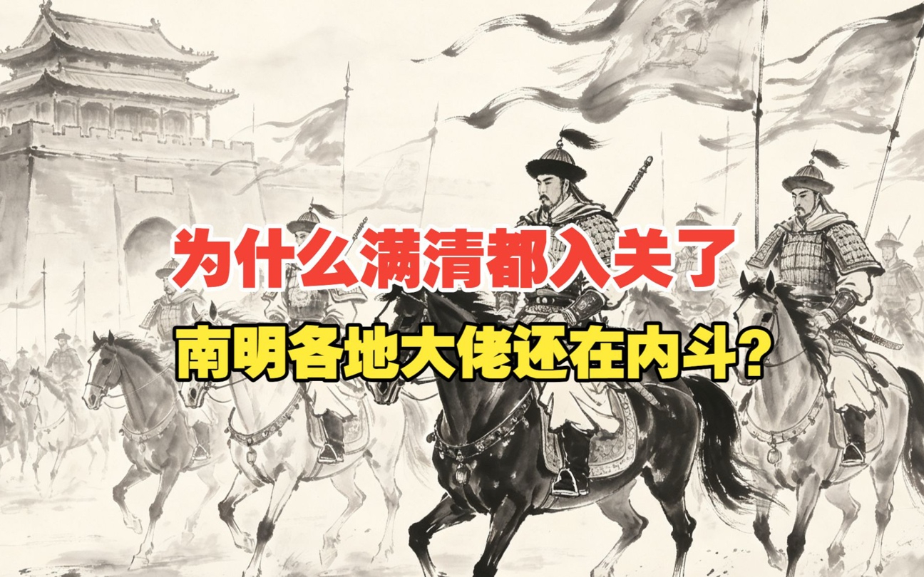 为什么当时满清都入关了，南明各个地方大佬还在内斗？
