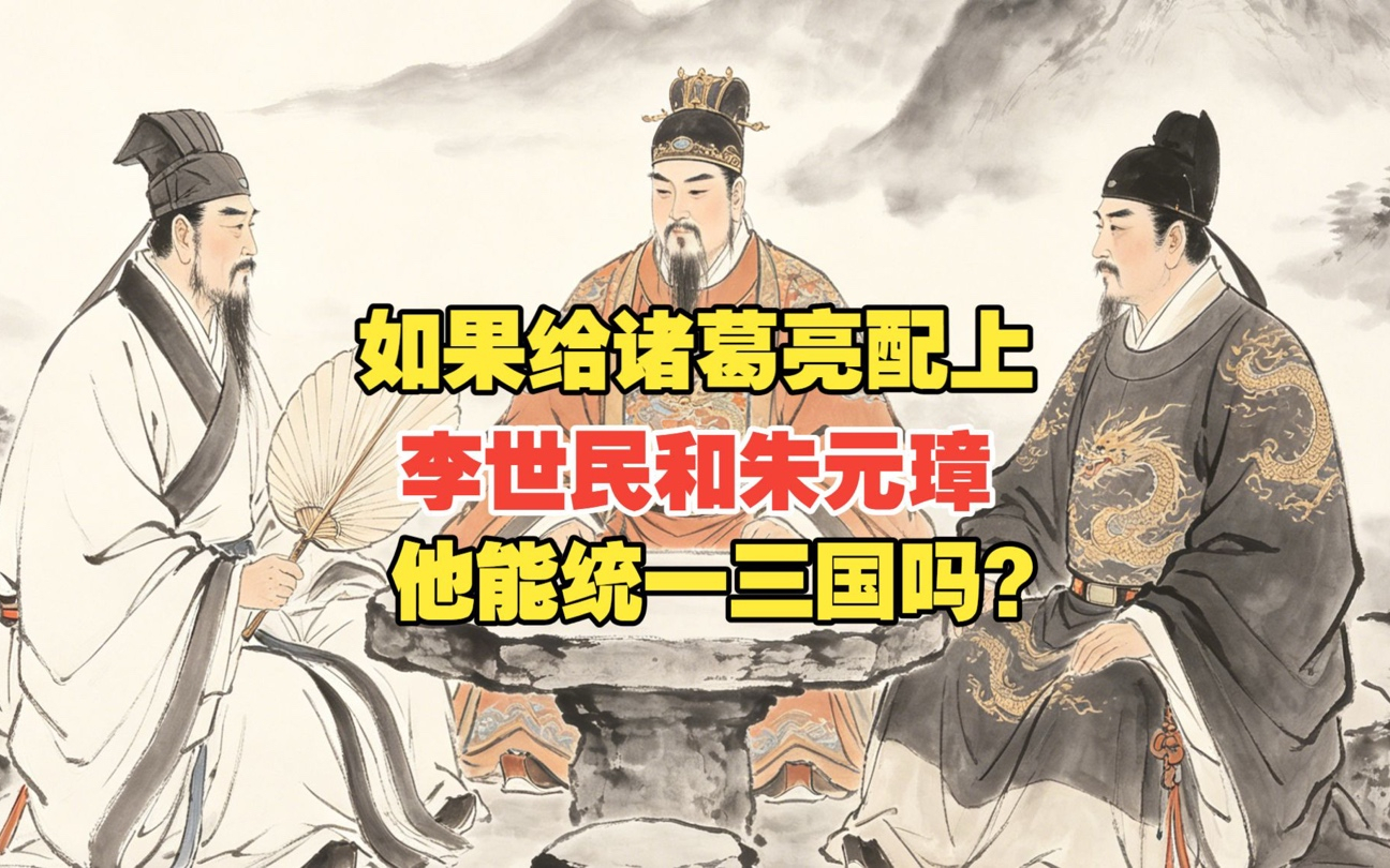如果给诸葛亮配上李世民和朱元璋，他能统一三国吗？