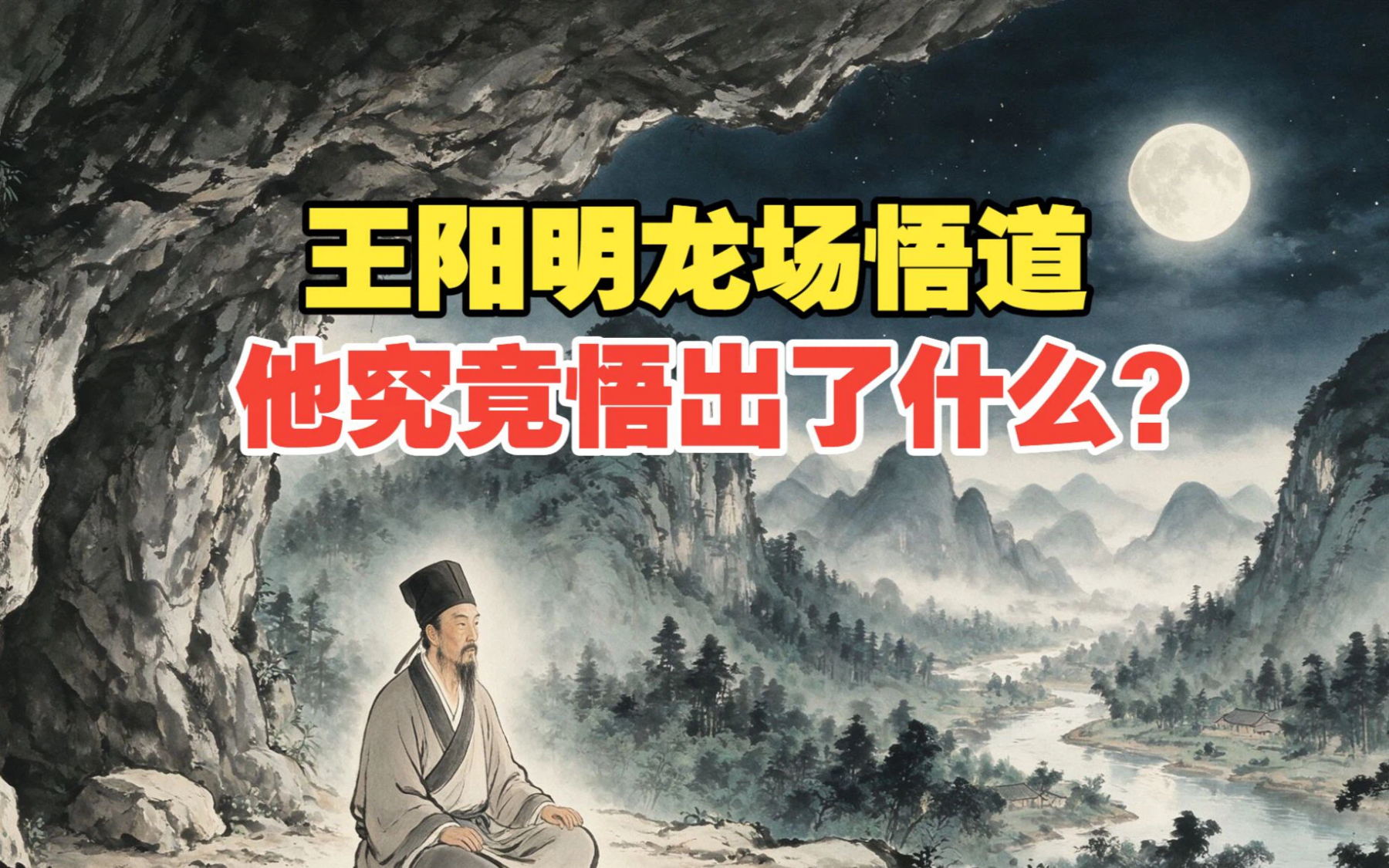王阳明到底厉害到什么程度？龙场悟道他究竟悟出了什么？