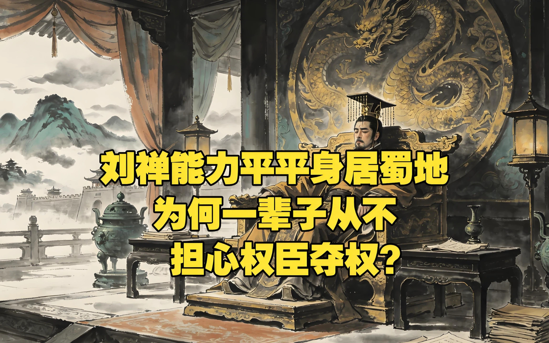 刘禅能力平平，为何一辈子没被权臣夺权？