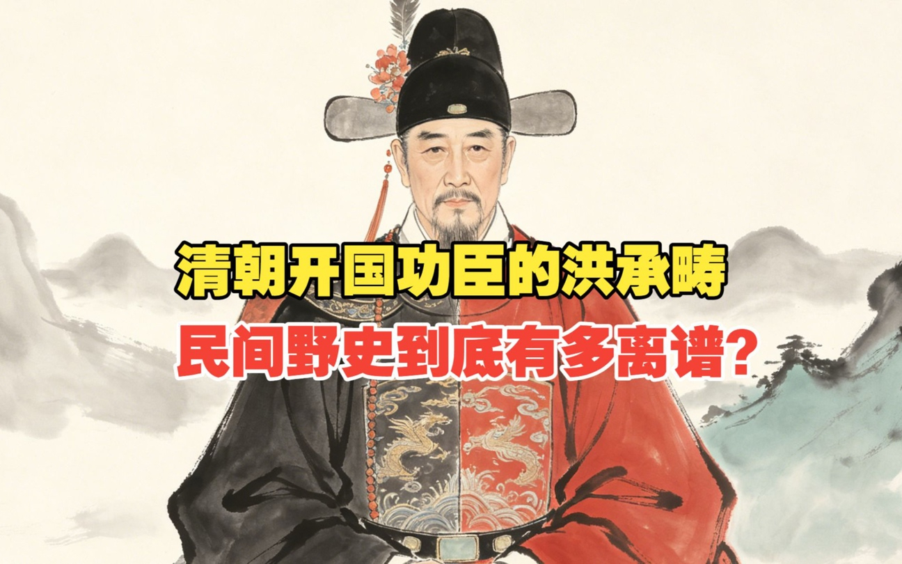 作为明朝重臣兼清朝开国功臣的洪承畴，民间野史到底有多离谱？