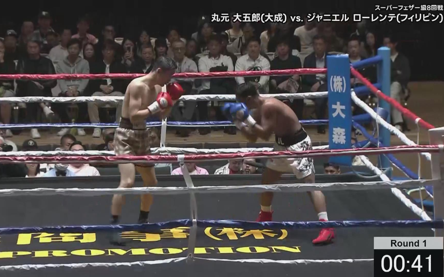 丸元大五郎 vs 乔尼埃尔·劳伦特