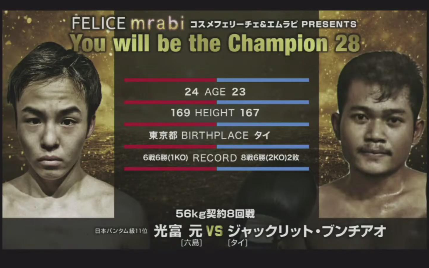 光富元 vs 贾克里特·汶乔