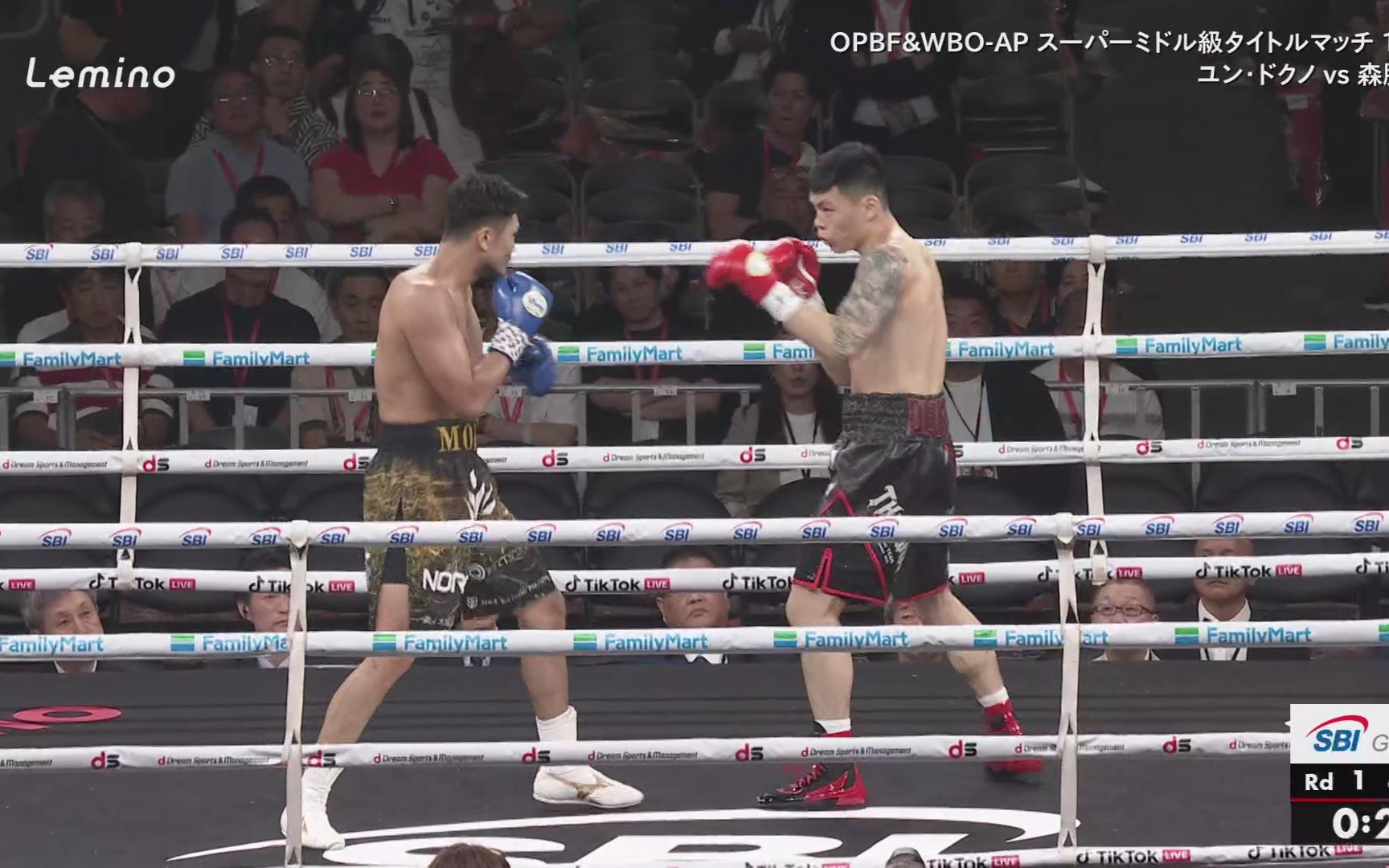 尹德老 vs 森胁唯人（二番战）