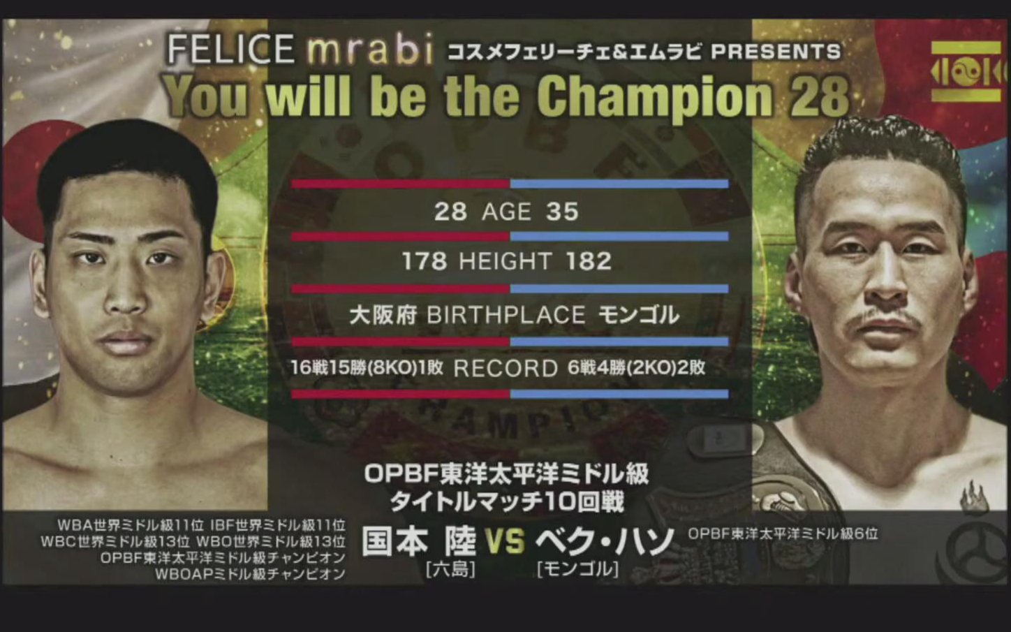 国本陆 vs 白河所