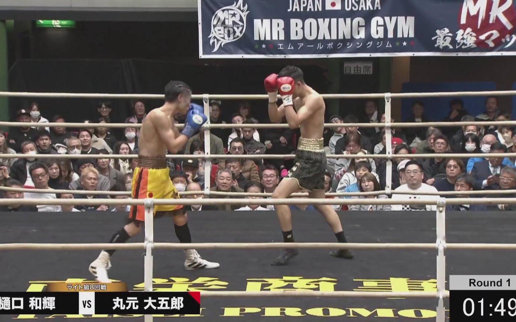 丸元大五郎 vs 樋口和辉