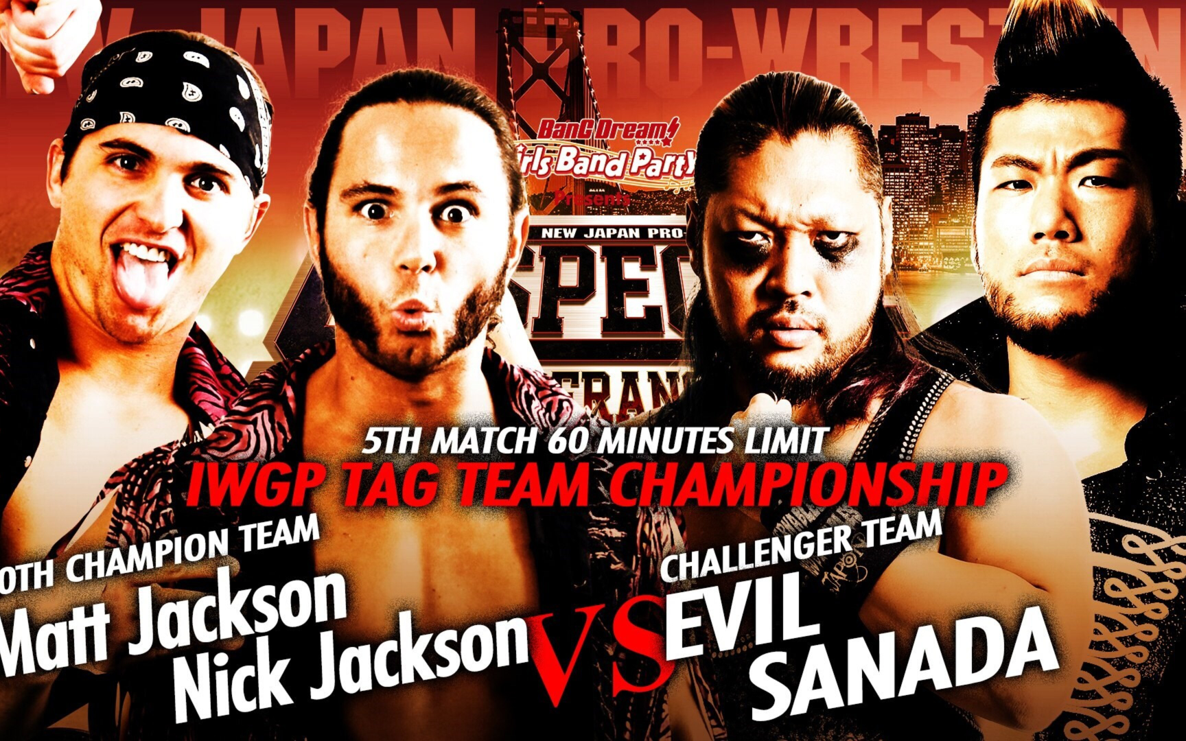 G1 Special2018:Young Bucks vs L.I.J