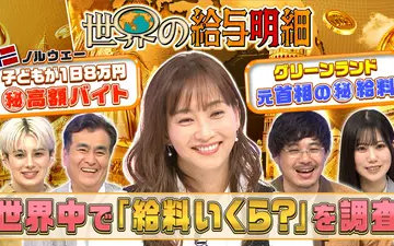 260426 世界の給与明細～日本と比べてどうなの？～ あなたの給料いくら？世界で衝撃（秘