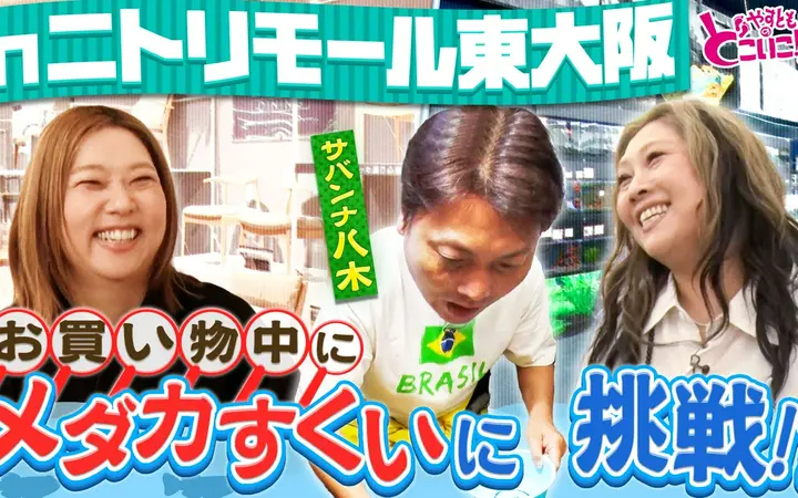 260614 やすとものどこいこ！？ サバンナ八木とニトリモール東大阪でお買い物！