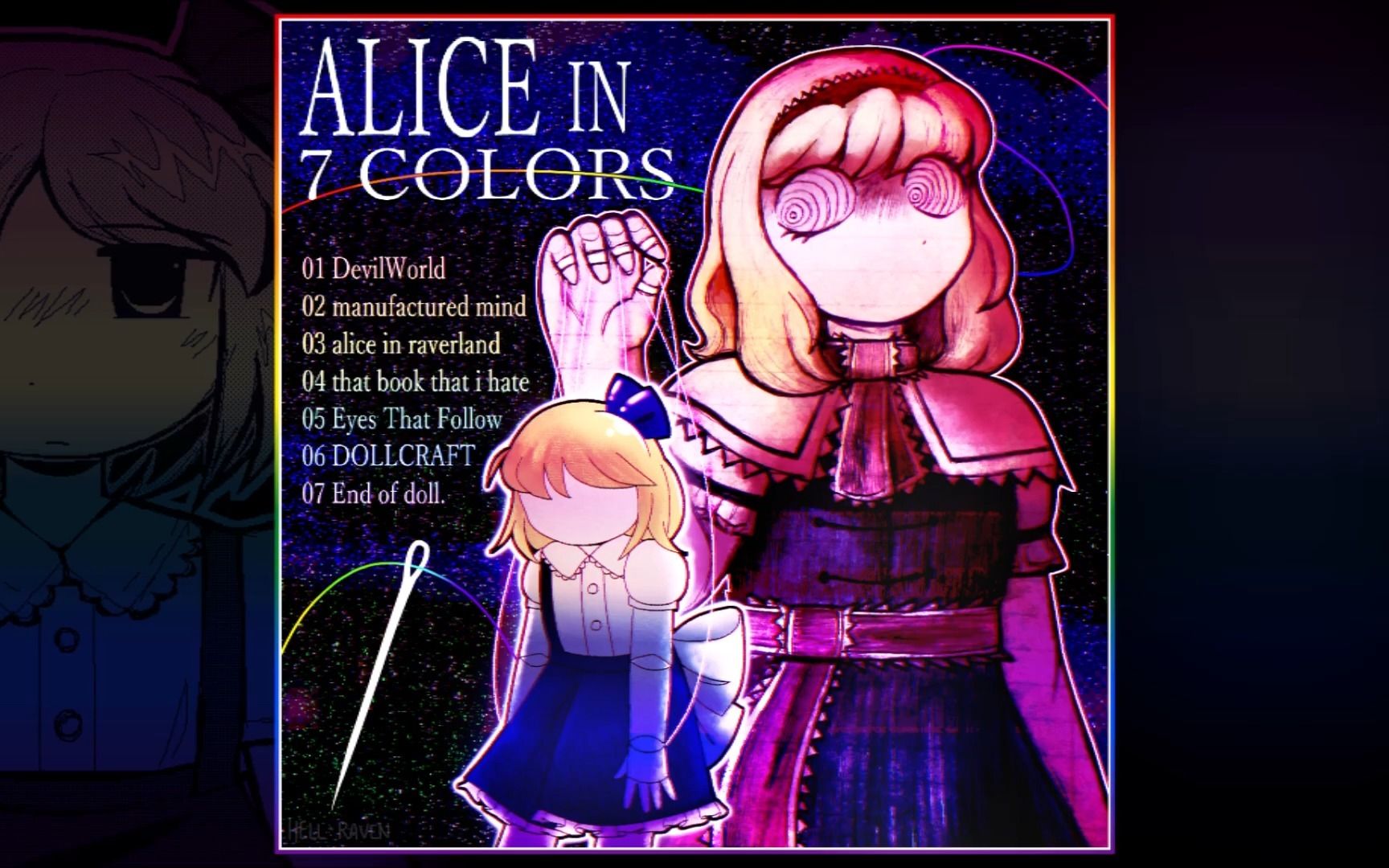 东方 hell raven Alice in 7 Colors 2025