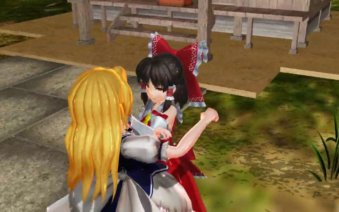 【东方MMD】博丽灵梦 vs 魔理沙&咲夜