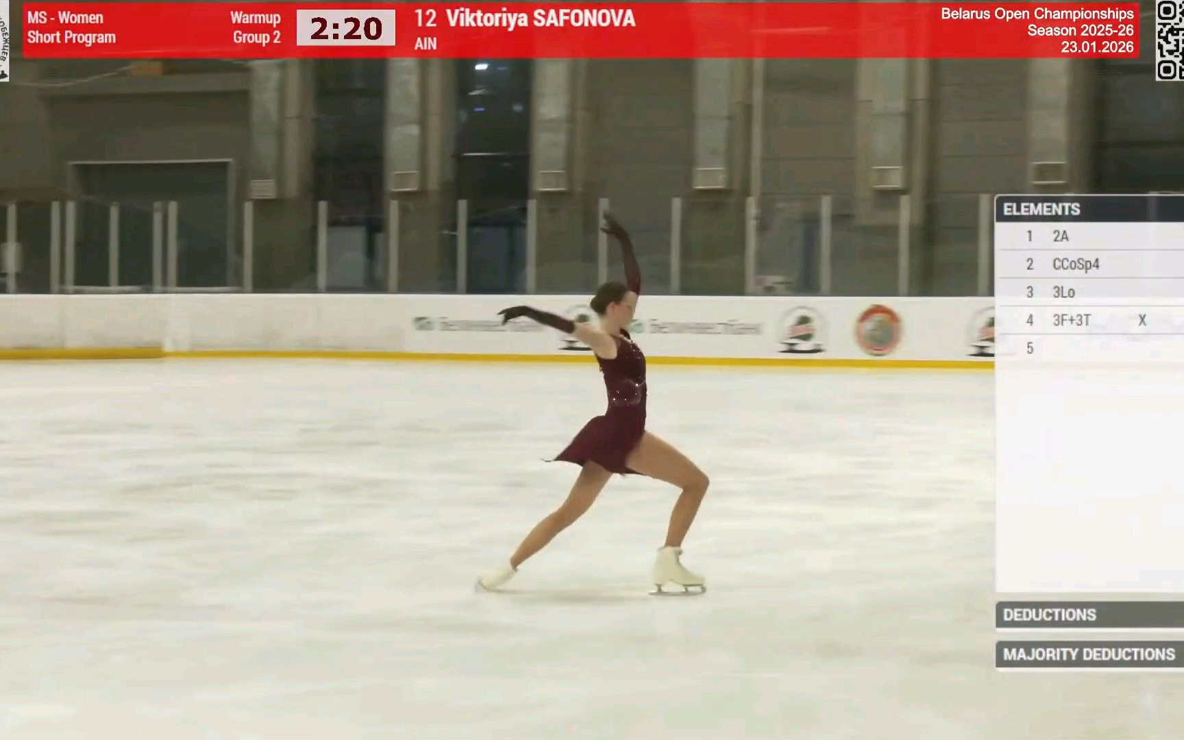 【Viktoriia Safonova】2026白俄全锦SP《Besame Mucho》
