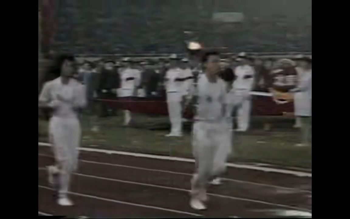 1987年全运会开幕式圣火点燃(3)