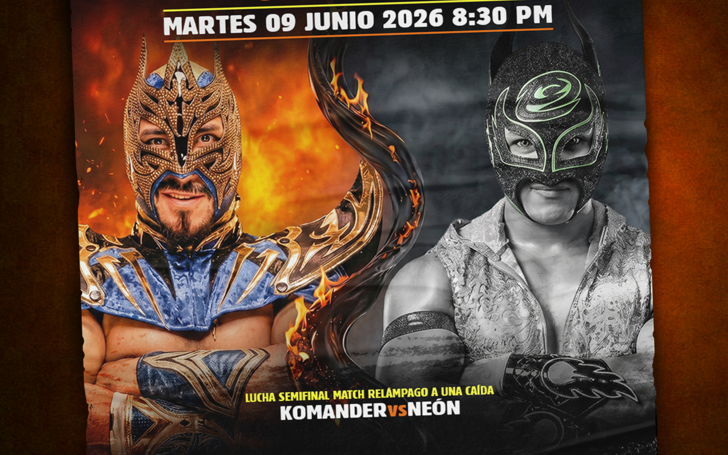 【CMLL梦幻比赛】Komander vs. Neon (2026.06.09)