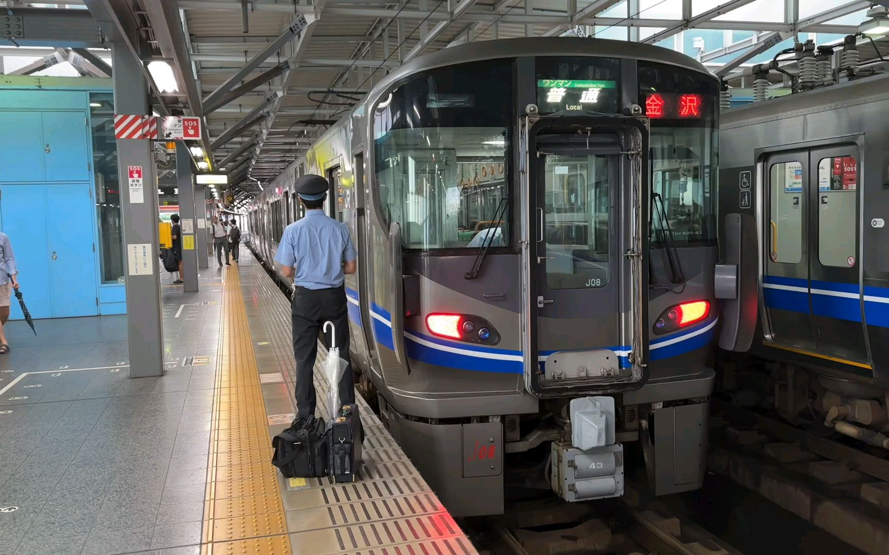 鉄道車窓旅 JR北陸本線 金沢行 福井〜金沢 2023_9 左側車窓