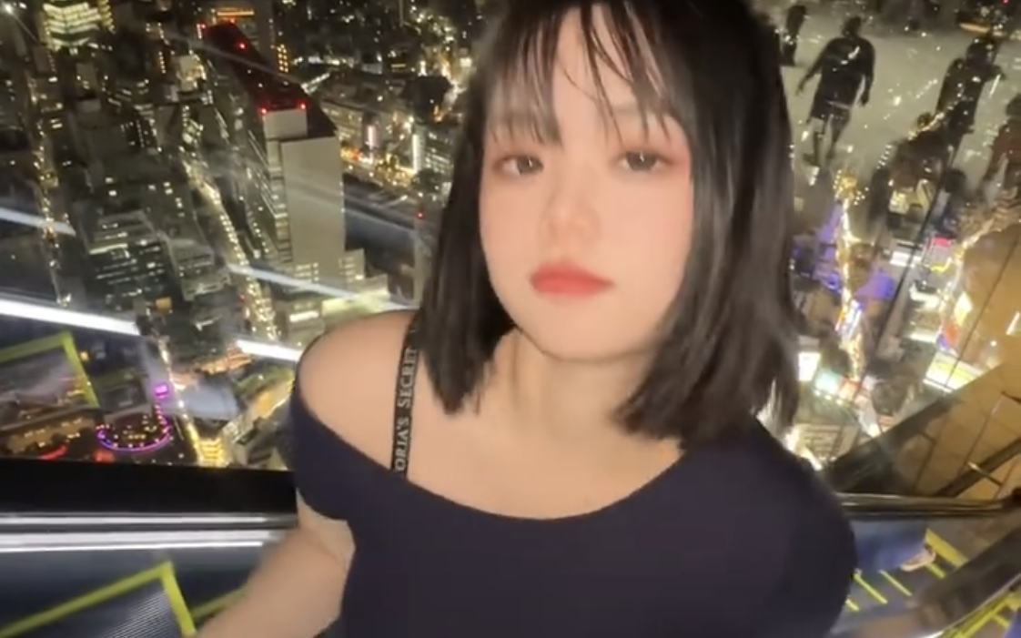 漂亮的夜景适合卡点舞