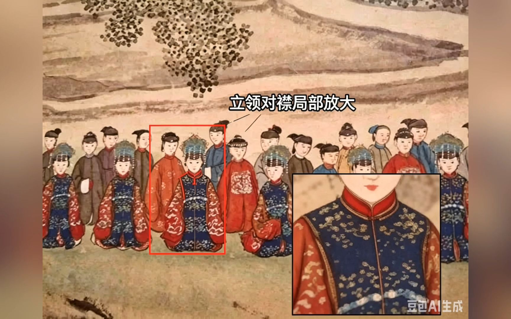 交领右衽，为汉服核心特征。从黄帝垂衣裳定礼制开端，我们的华夏衣冠，一脉相承走过了五千年岁月