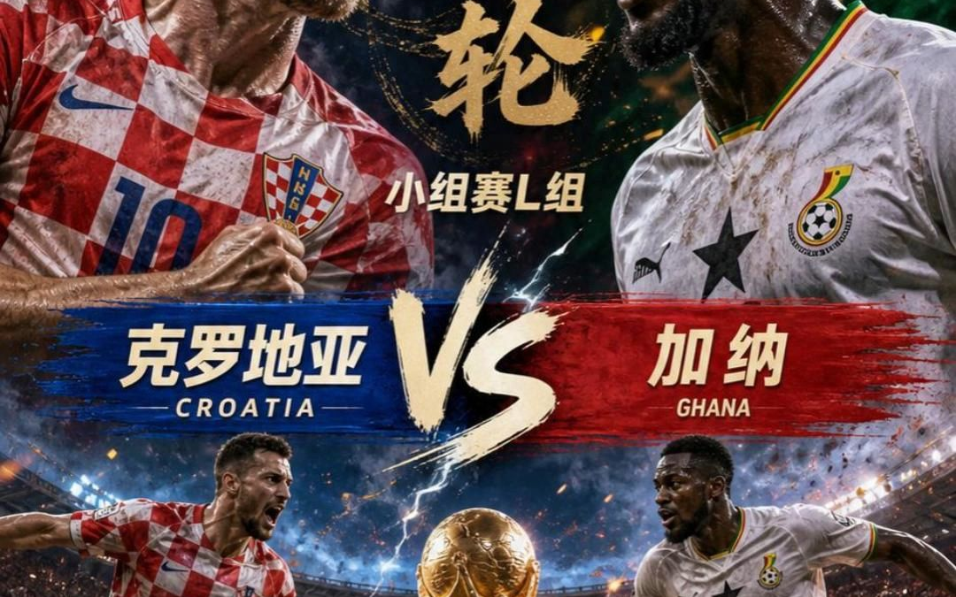 克罗地亚VS加纳 - 2026世界杯小组赛L组比赛