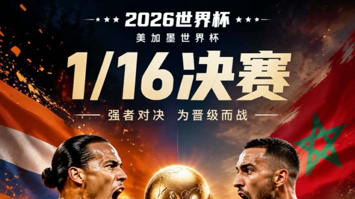 荷兰VS摩洛哥 - 2026世界杯十六分之一决赛