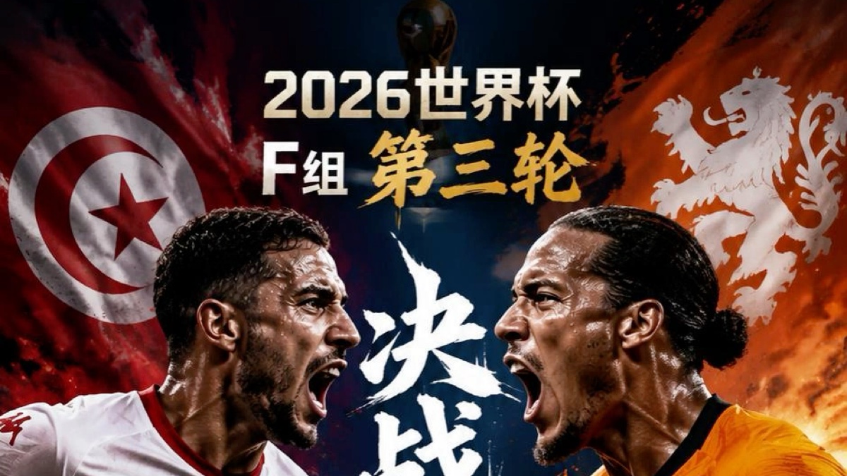 突尼斯VS荷兰 - 2026世界杯小组赛F组比赛