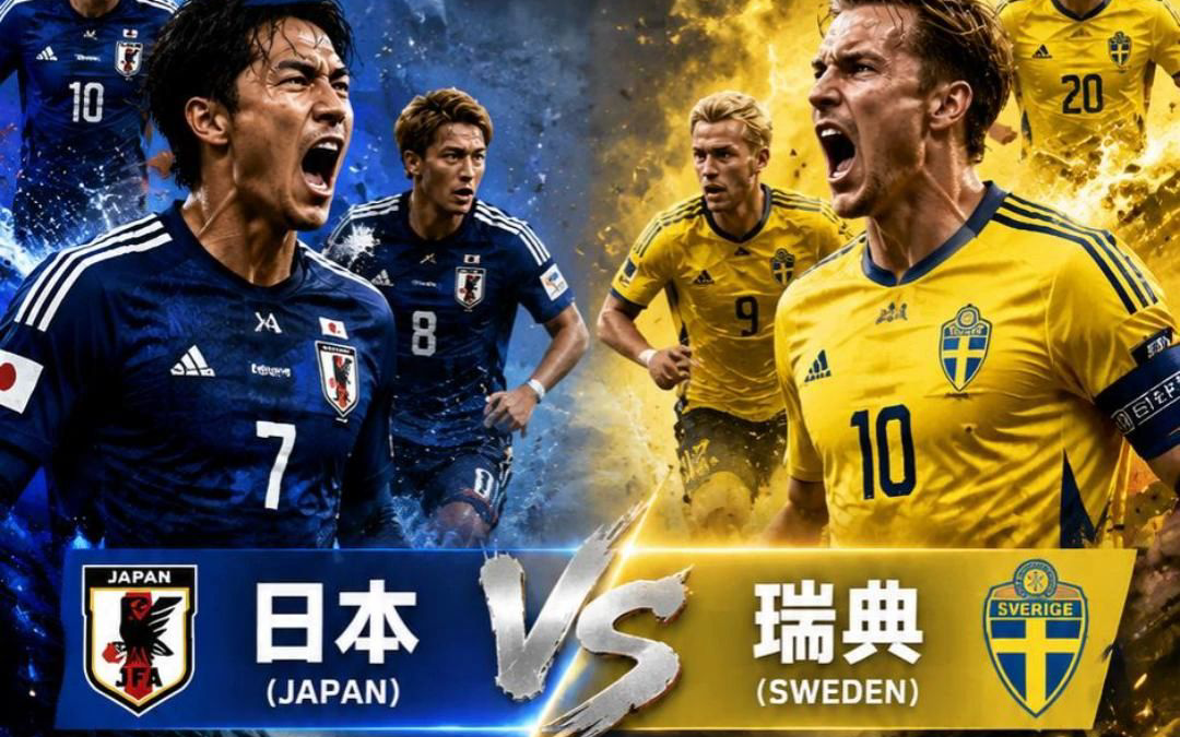 日本VS瑞典 - 2026世界杯小组赛F组比赛