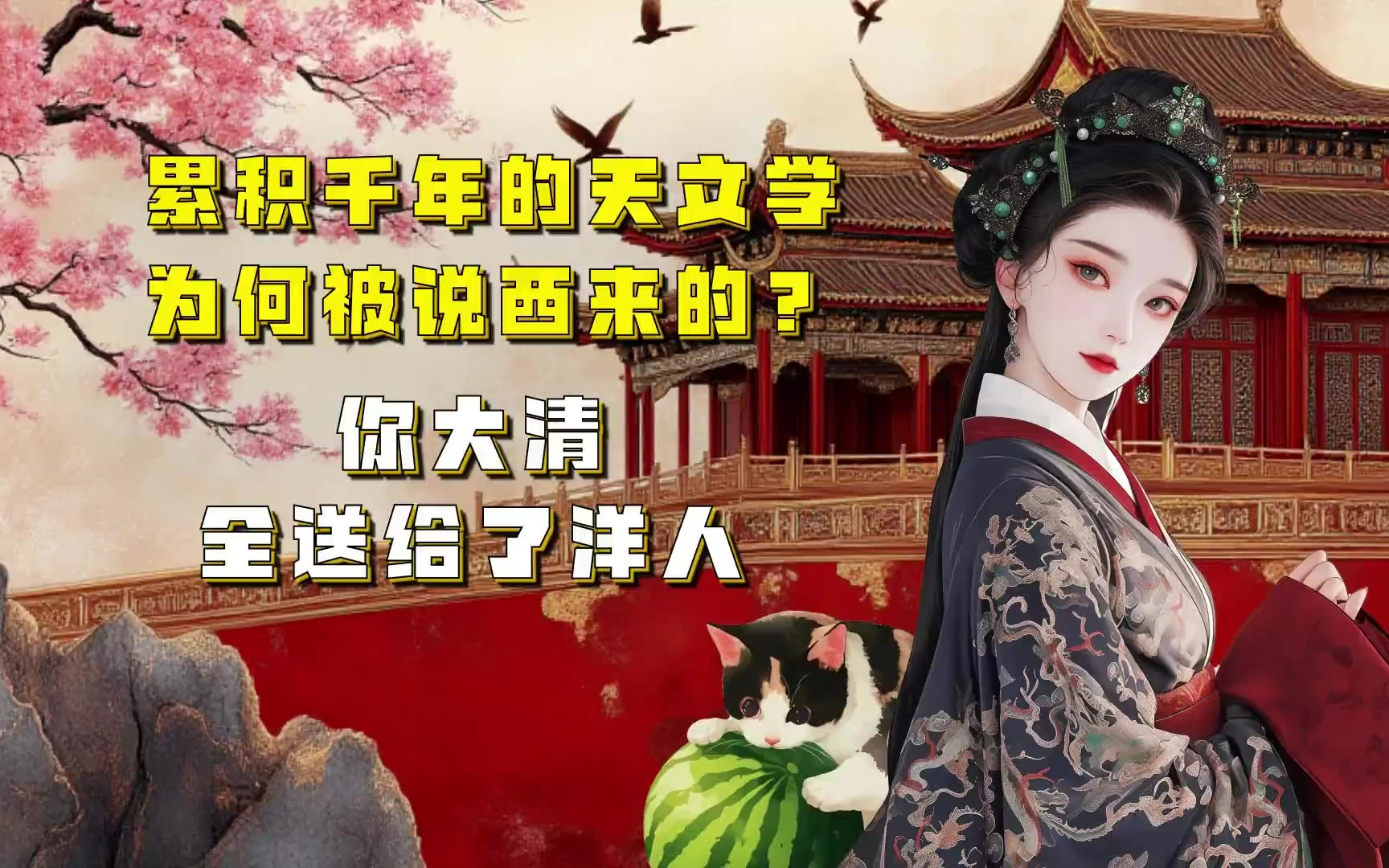蒙主 累积千年的天文学，为何被说西来的