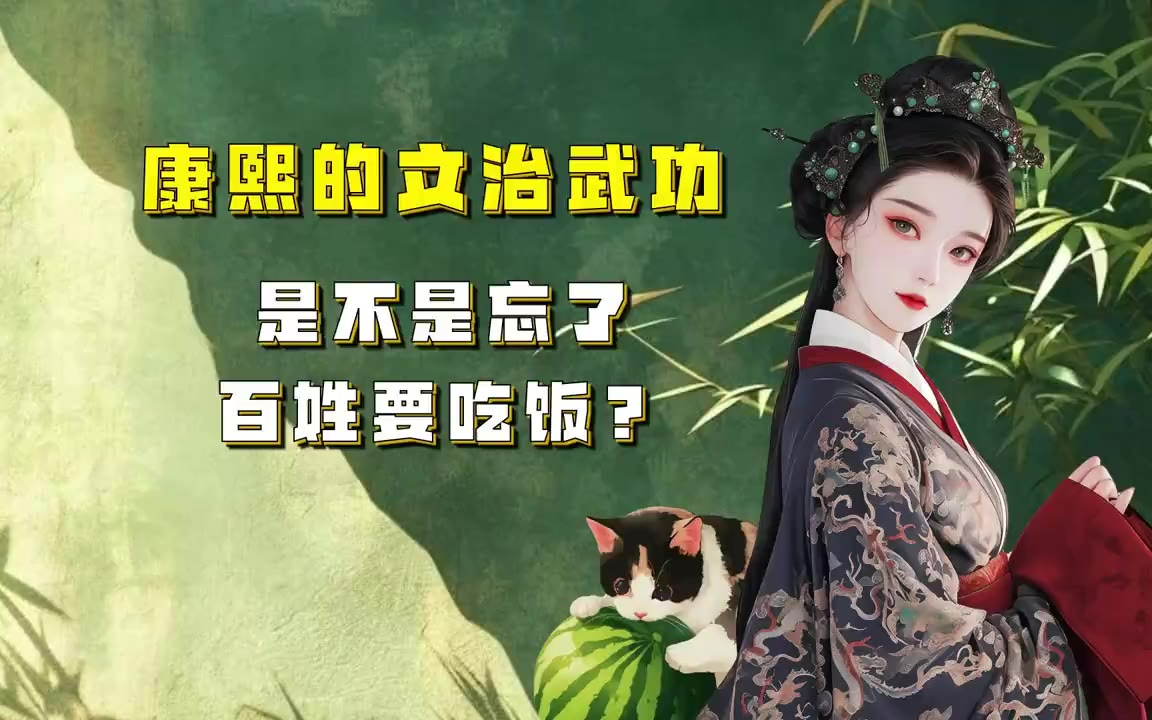 蒙主 康熙的文治武功是不是忘了百姓要吃饭？ #饥饿的盛世 #帝王成本论 #被遗忘的粮仓 #康