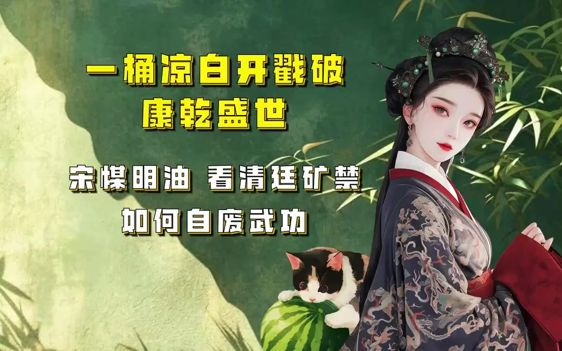吃瓜蒙主 一桶凉白开戳破康乾盛世，宋煤明油看清廷矿禁如何自废武功 #古人喝水有多难 #历史冷知识