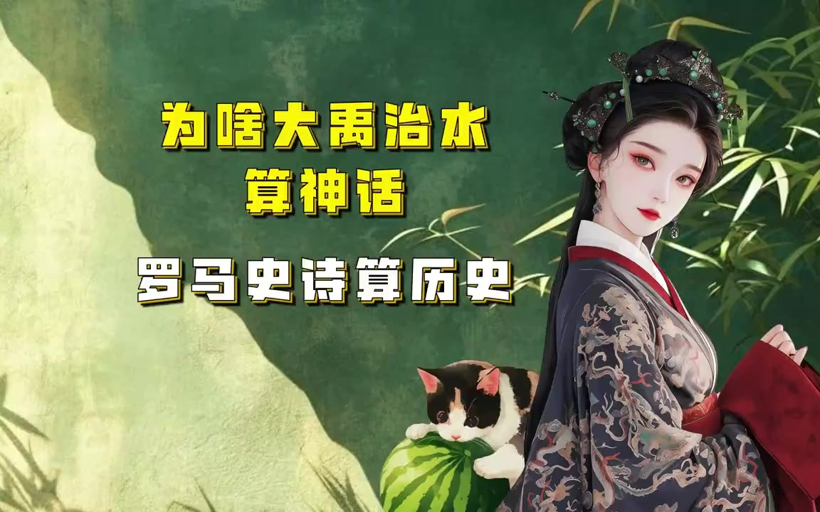 吃瓜蒙主 为啥大禹治水算神话，罗马史诗算历史？ #神话故事 #神话 #出埃及记 #荷马史诗