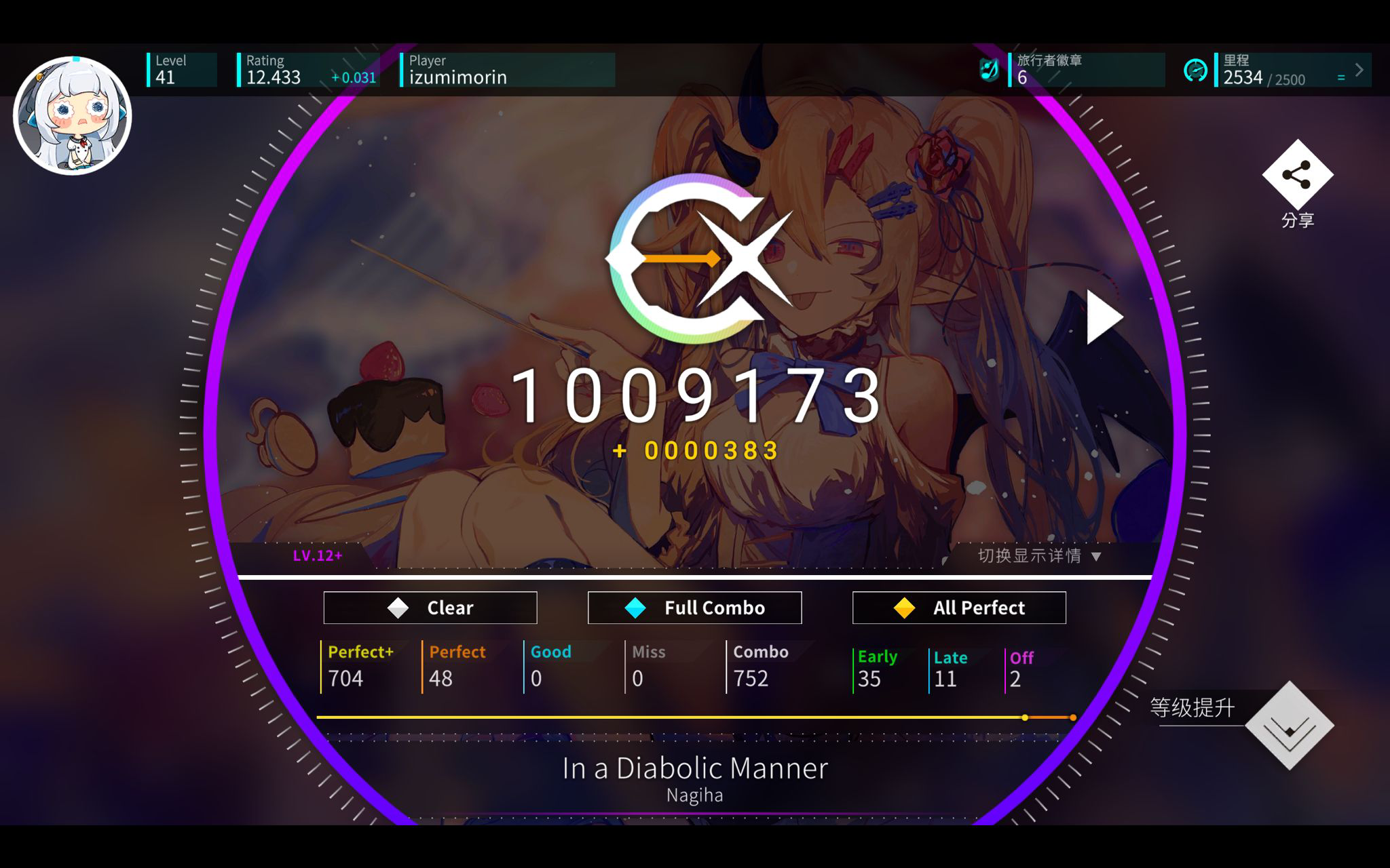 【Rotaeno】In a Diabolic Manner (Lv.12+) AP MAX-48