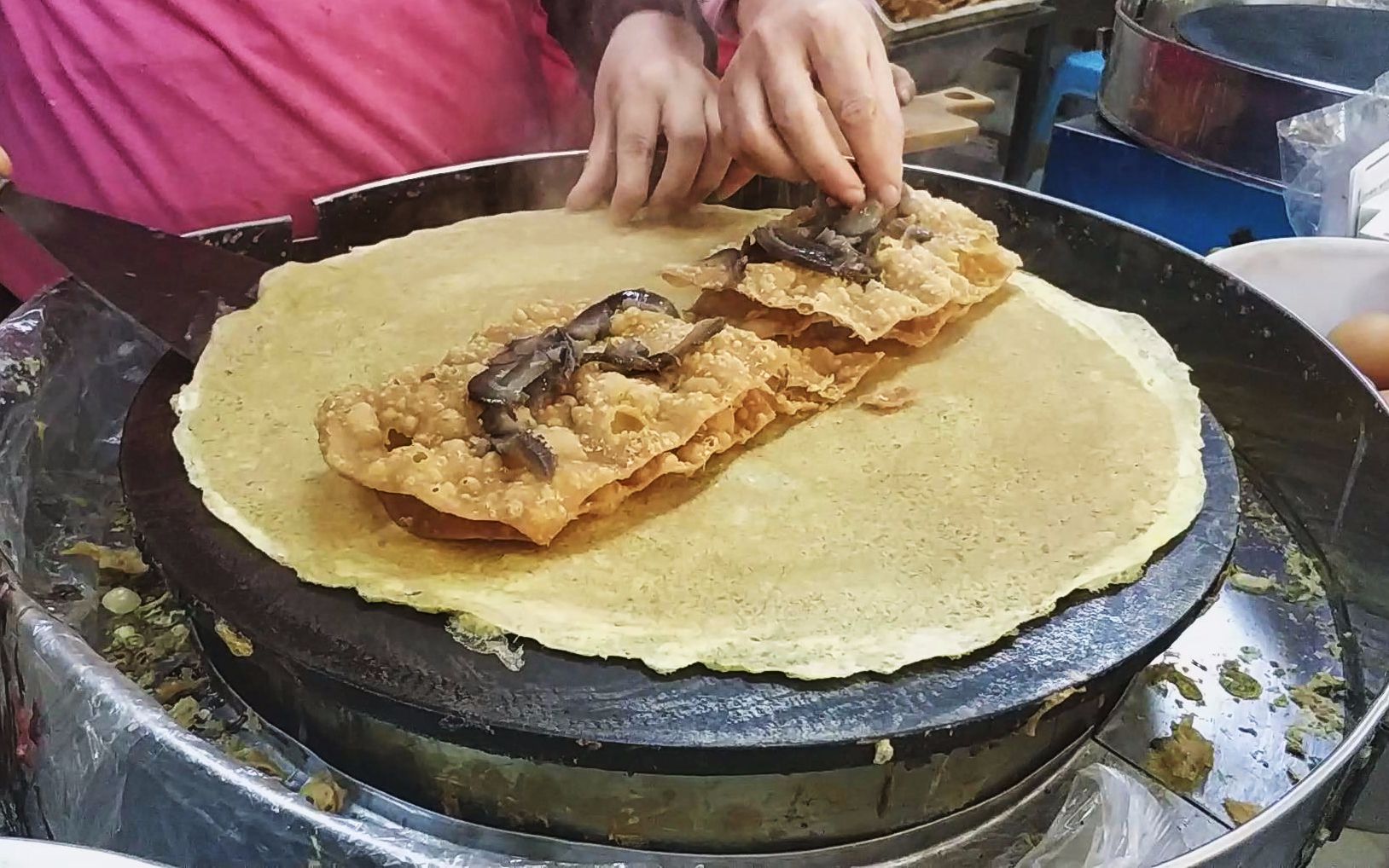 这就是天津最贵的煎饼果子, 78元一套土豪煎饼, 真的有点吃不起啊