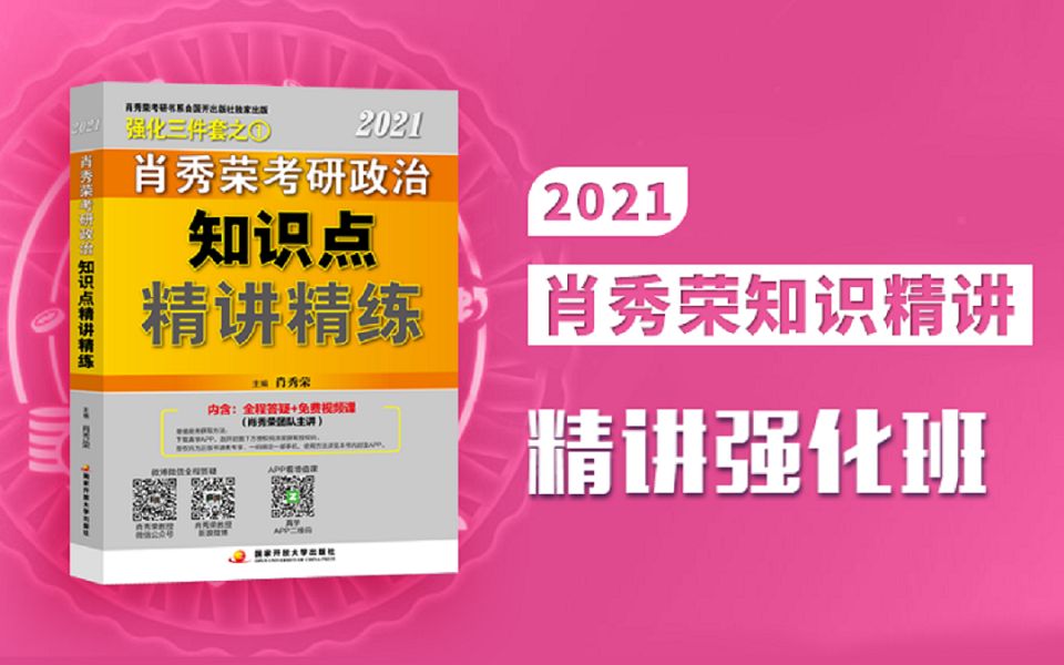 2021年肖秀榮考研政治知識點精講精練講解_馬原_03