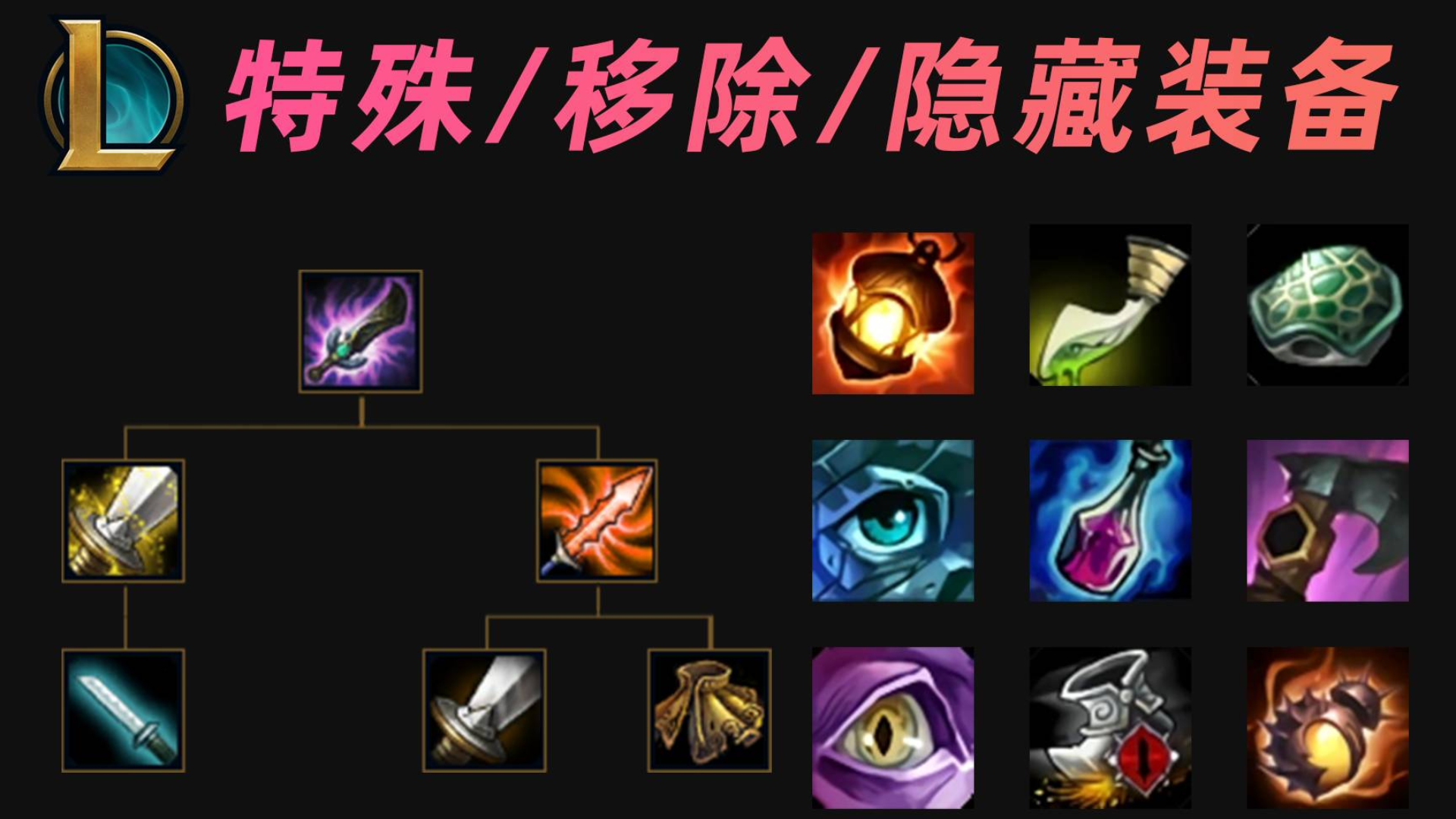100%玩家都没见过的破法剑 - lol移除/隐藏装备查看教程