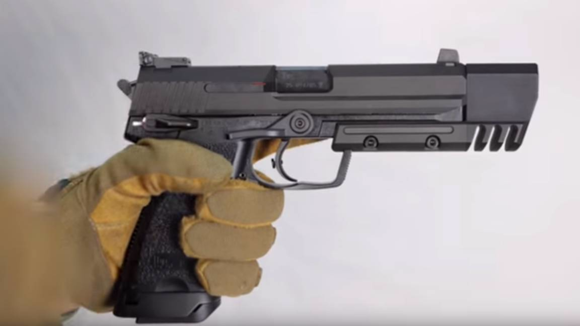 日本壕堺大叔:USP Match KSC重量1.1kg!幻灯片HW燃气管