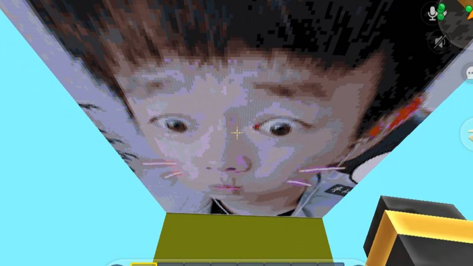 迷你世界:半仙真人像素地图来了!没有见过半仙的小伙伴注意了,原来半仙长这么样子