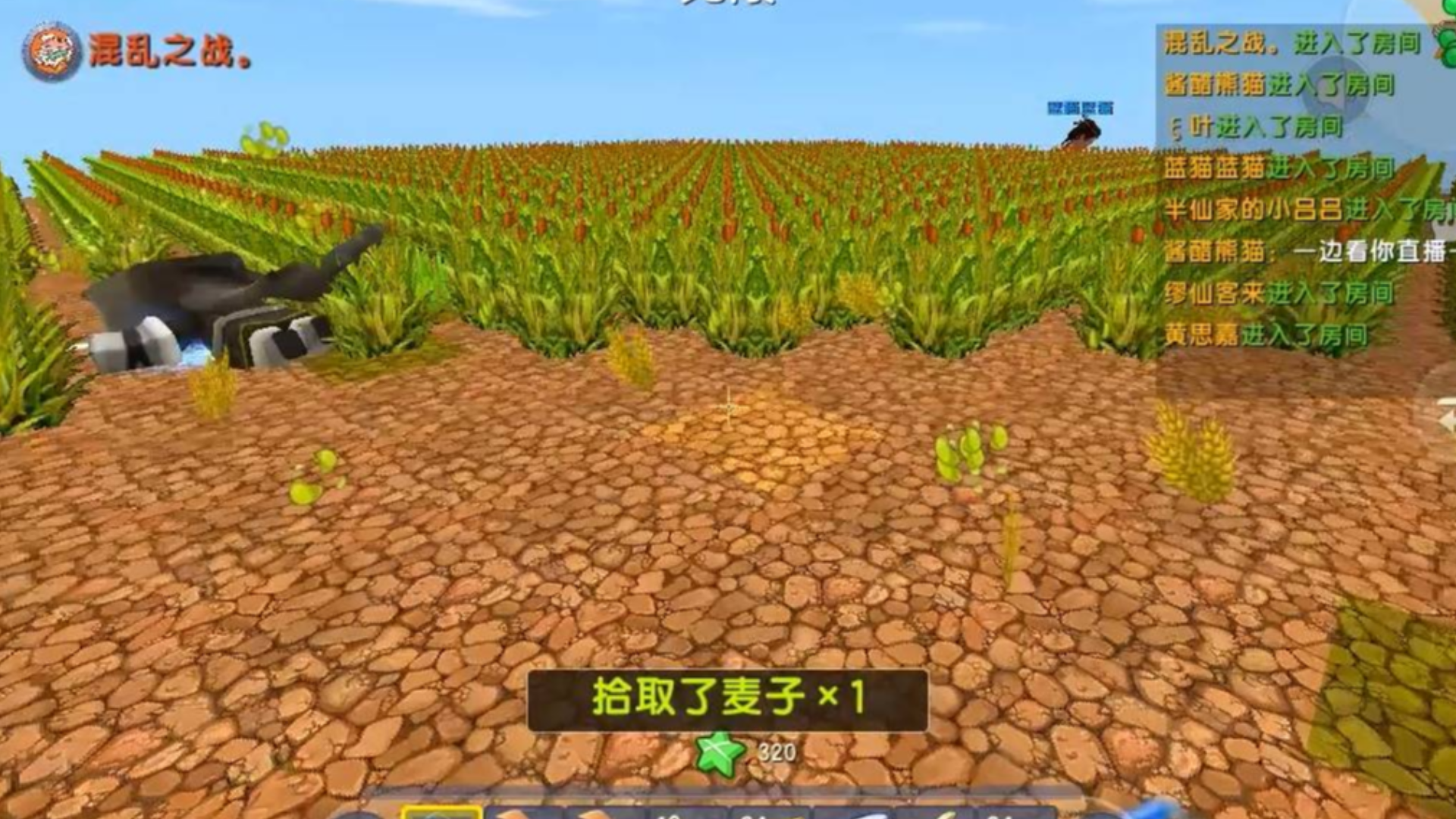 迷你世界:开局一把锄万能的小麦,半仙只用一桶水,小麦多到用不完