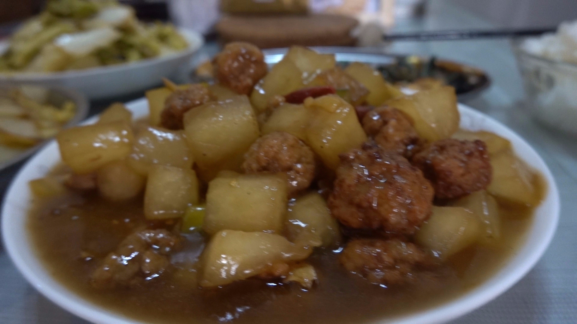 【老司马的日常食堂】糖醋冬瓜丸子,诸葛又爽了